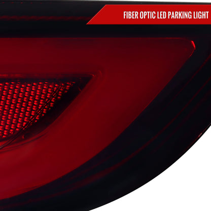 2005-2008 Porsche 911 997 Carrera / 2007-2009 911 997 GT3 LED Tail Lights (Chrome Housing/Red Smoked Lens)