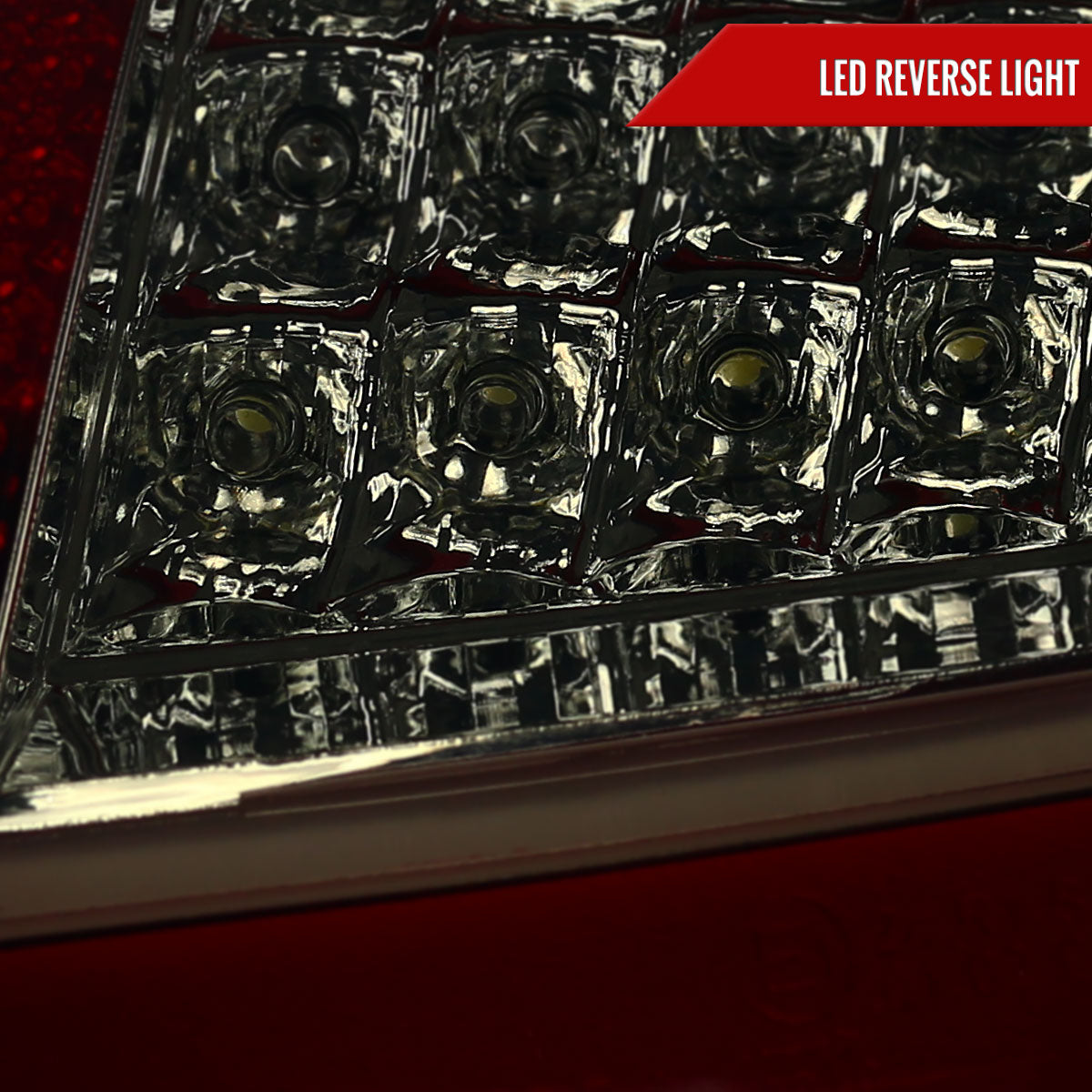 2005-2008 Porsche 911 997 Carrera / 2007-2009 911 997 GT3 LED Tail Lights (Chrome Housing/Red Smoked Lens)