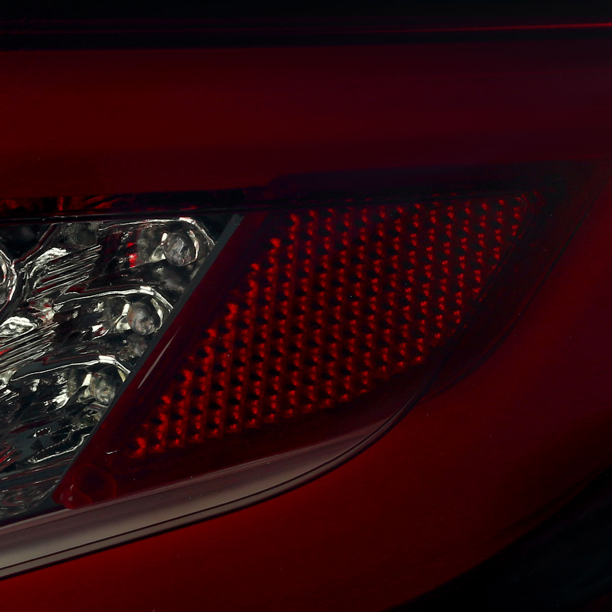 2005-2008 Porsche 911 997 Carrera / 2007-2009 911 997 GT3 LED Tail Lights (Chrome Housing/Red Smoked Lens)