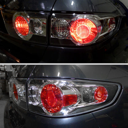 2003-2005 Honda Accord Sedan Tail Lights (Matte Black Housing/Clear Lens)