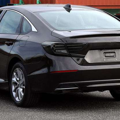 2018-2022 Honda Accord Sedan LED Sequential Signal Tail Lights (Glossy Black Housing/Smoked Lens)