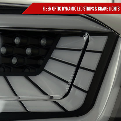 2018-2022 Honda Accord Sedan SQ2 LED Sequential Signal Tail Lights (Glossy Black Housing/Smoked Lens)