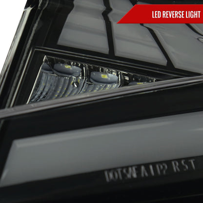 2018-2022 Honda Accord Sedan SQ2 LED Sequential Signal Tail Lights (Glossy Black Housing/Smoked Lens)