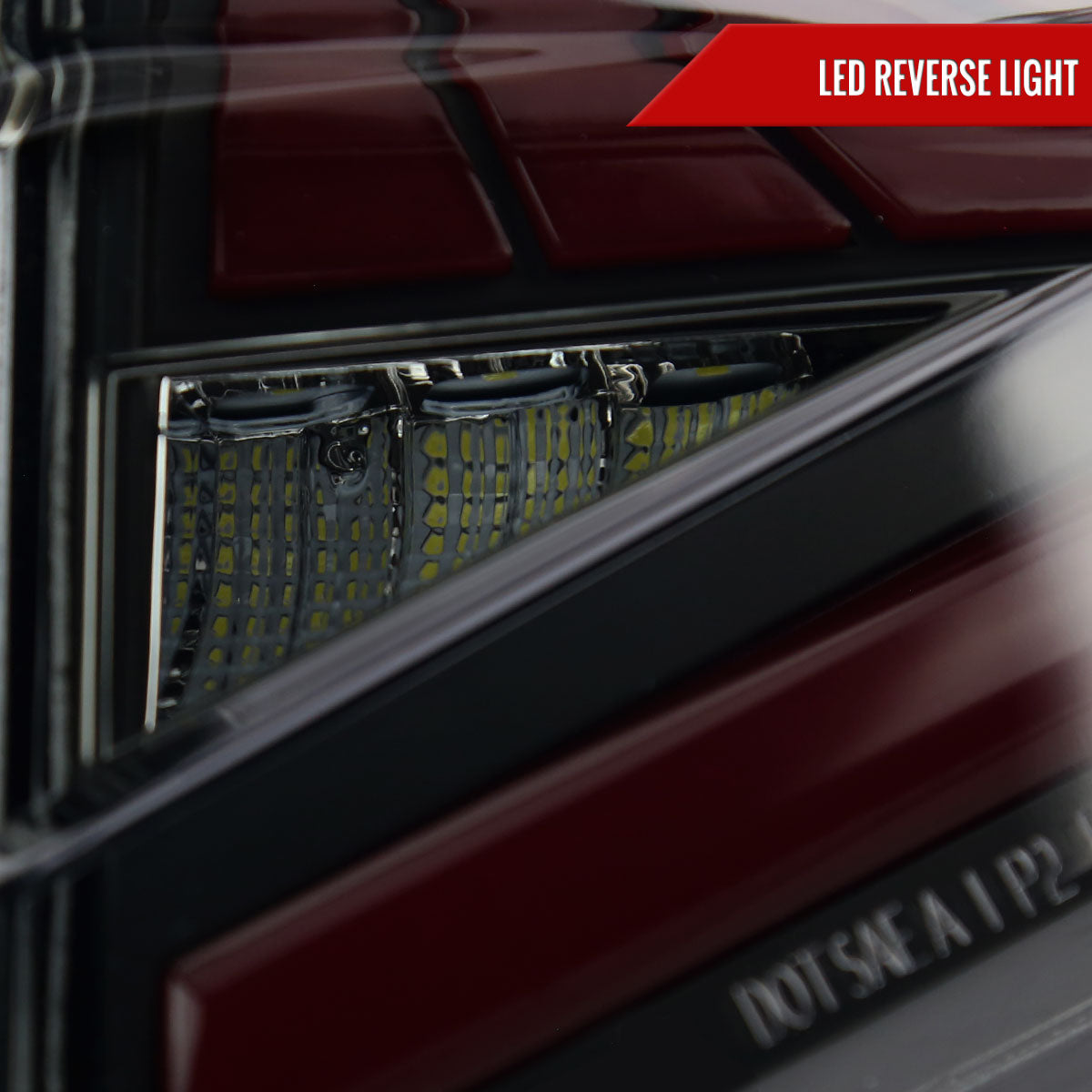 2018-2022 Honda Accord Sedan SQ2 Red LED Sequential Signal Tail Lights (Matte Black Housing/Smoked Lens)