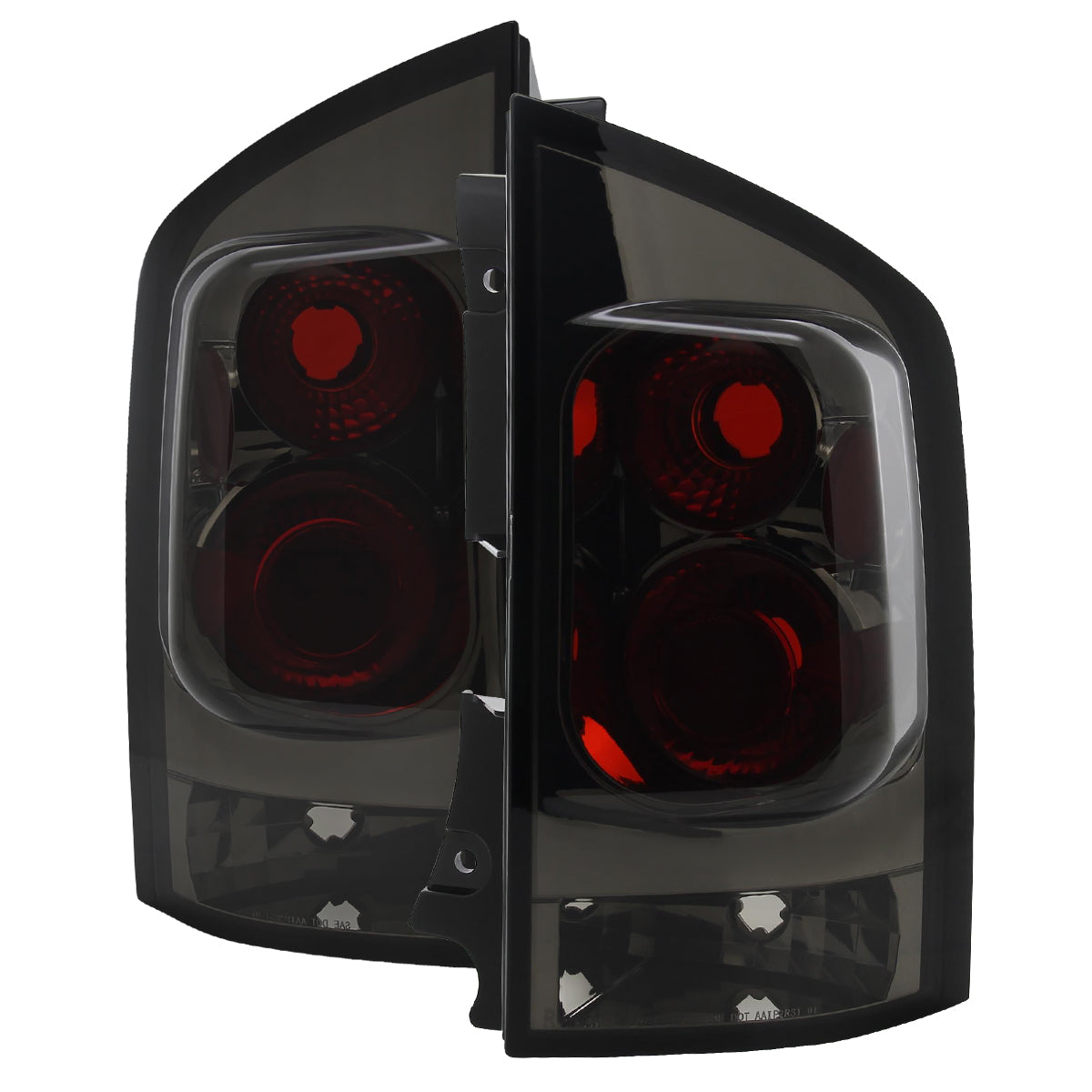 2005-2015 Nissan Armada Tail Lights (Chrome Housing/Smoked Lens)