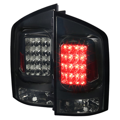 2005-2015 Nissan Armada LED Tail Lights (Chrome Housing/Smoked Lens)