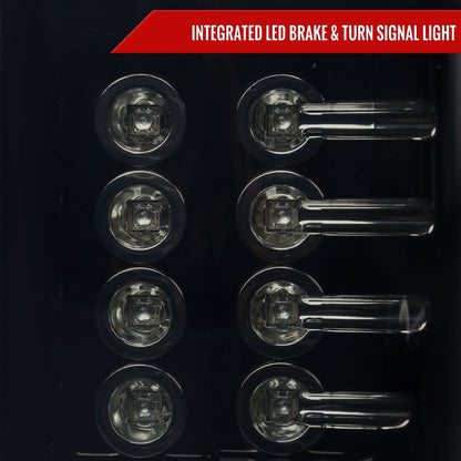 2007-2012 Chevrolet Avalanche LED Tail Lights (Glossy Black Housing/Smoked Lens)