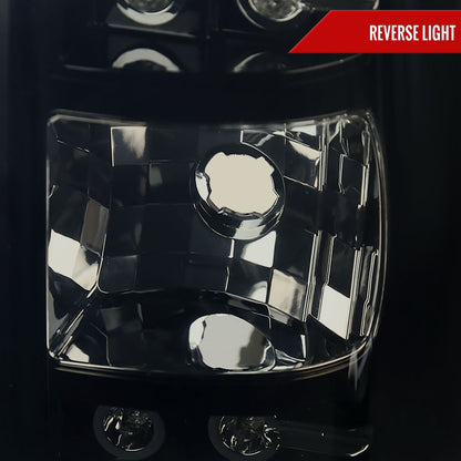 2007-2012 Chevrolet Avalanche LED Tail Lights (Glossy Black Housing/Smoked Lens)