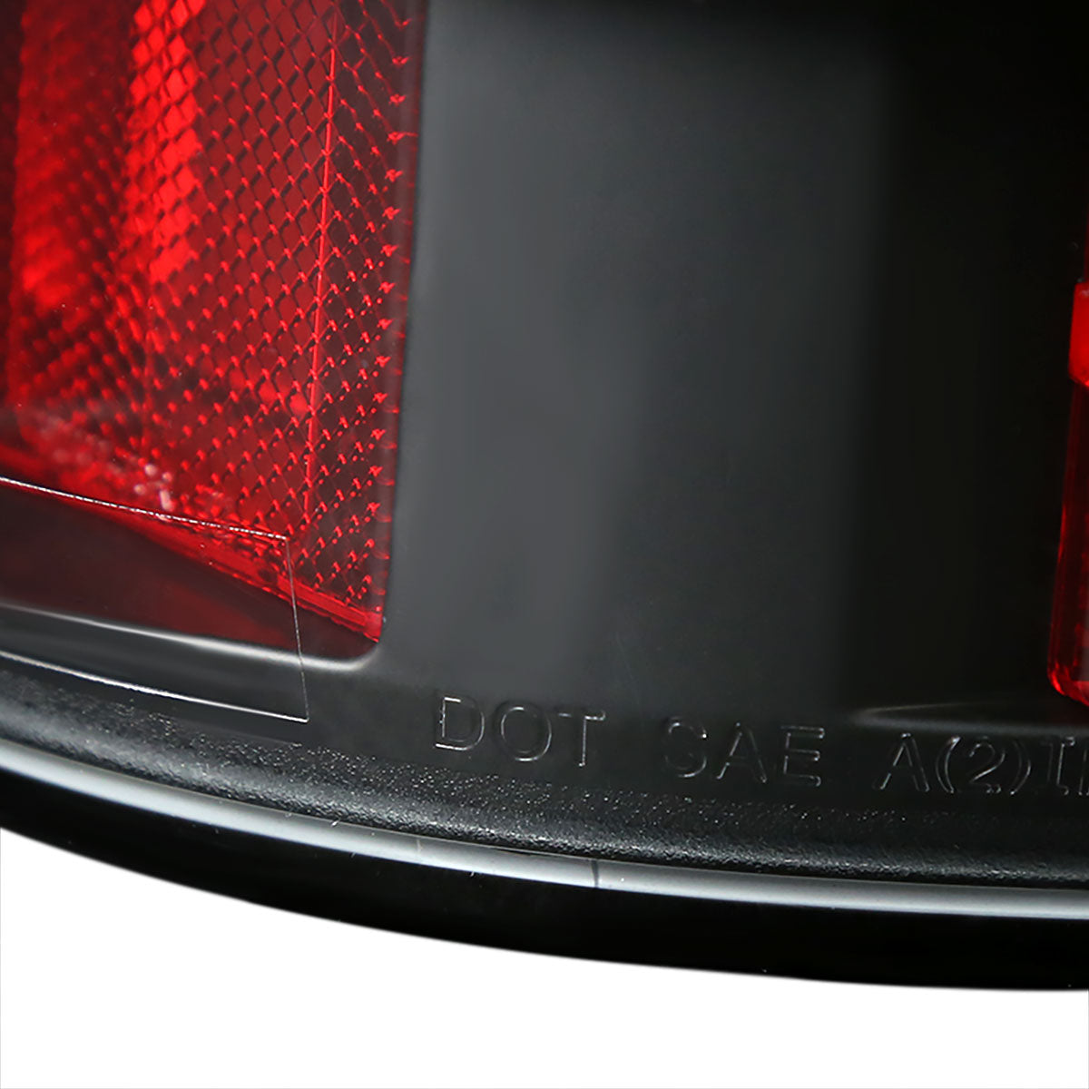 2007-2012 Chevrolet Avalanche LED Tail Lights (Matte Black Housing/Clear Lens)