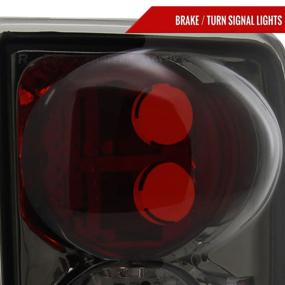 1995-2004 Chevrolet Blazer/S10 GMC Jimmy/Envoy Oldmosbile Bravada Tail Lights (Chrome Housing/Smoked Lens)
