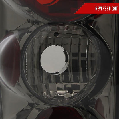 1995-2004 Chevrolet Blazer/S10 GMC Jimmy/Envoy Oldmosbile Bravada Tail Lights (Chrome Housing/Smoked Lens)
