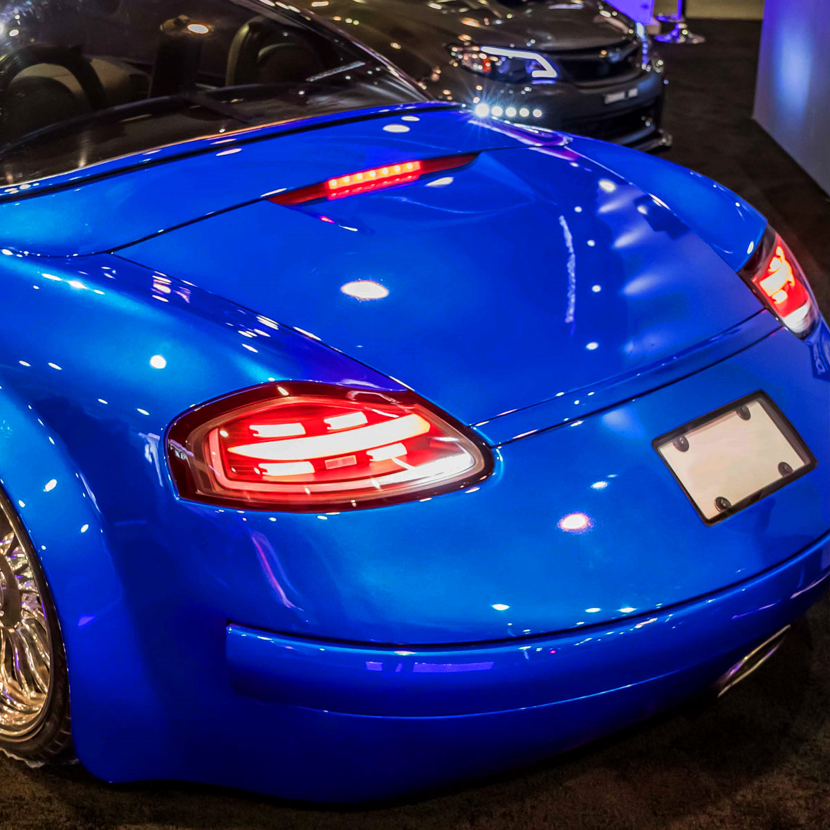 1997-2004 Porsche Boxster 986 LED Sequential Tail Lights (Matte Black Housing/Clear Lens)