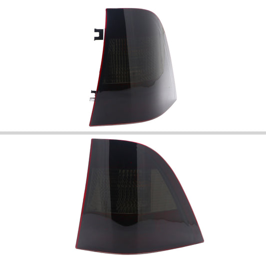 1998-2005 Mercedes Benz W163 M Class LED Tail Lights (Chrome Housing/Red Smoked Lens)