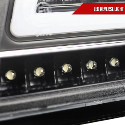 2006-2011 Mercedes Benz W164 ML Class LED Tail Lights (Matte Black Housing/Clear Lens)