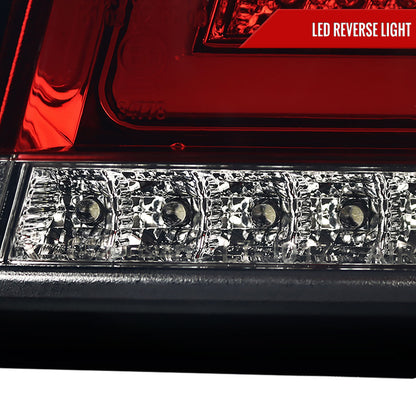 2006-2011 Mercedes Benz W164 ML Class LED Tail Lights (Chrome Housing/Red Smoked Lens)