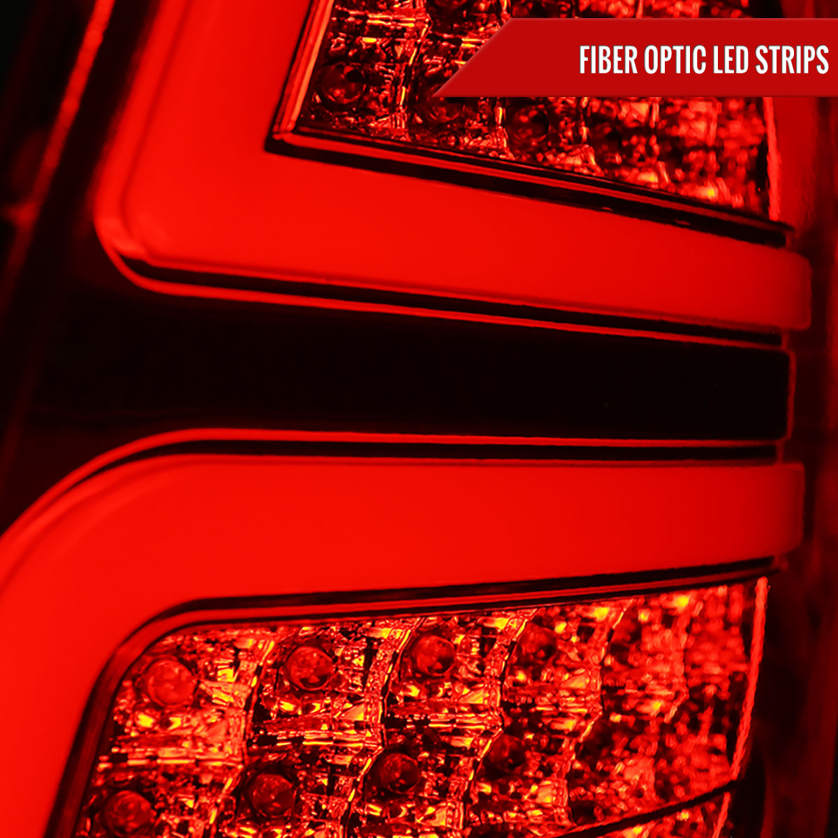 2006-2011 Mercedes Benz W164 ML Class LED Tail Lights (Chrome Housing/Red Lens)