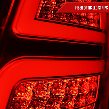 2006-2011 Mercedes Benz W164 ML Class LED Tail Lights (Chrome Housing/Red Lens)