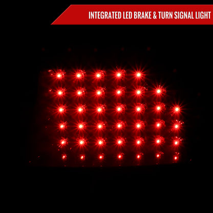 2005-2008 Dodge Charger LED Tail Lights (Glossy Black Housing/Smoked Lens)