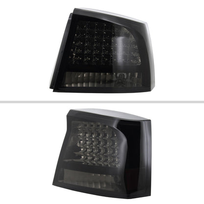 2005-2008 Dodge Charger LED Tail Lights (Glossy Black Housing/Smoked Lens)