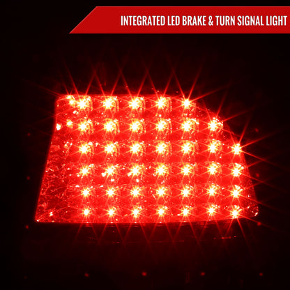 2005-2008 Dodge Charger LED Tail Lights (Chrome Housing/Smoked Lens)