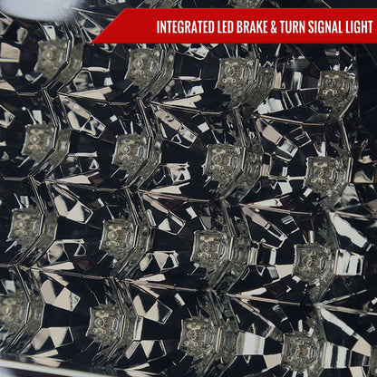 2005-2008 Dodge Charger LED Tail Lights (Chrome Housing/Smoked Lens)