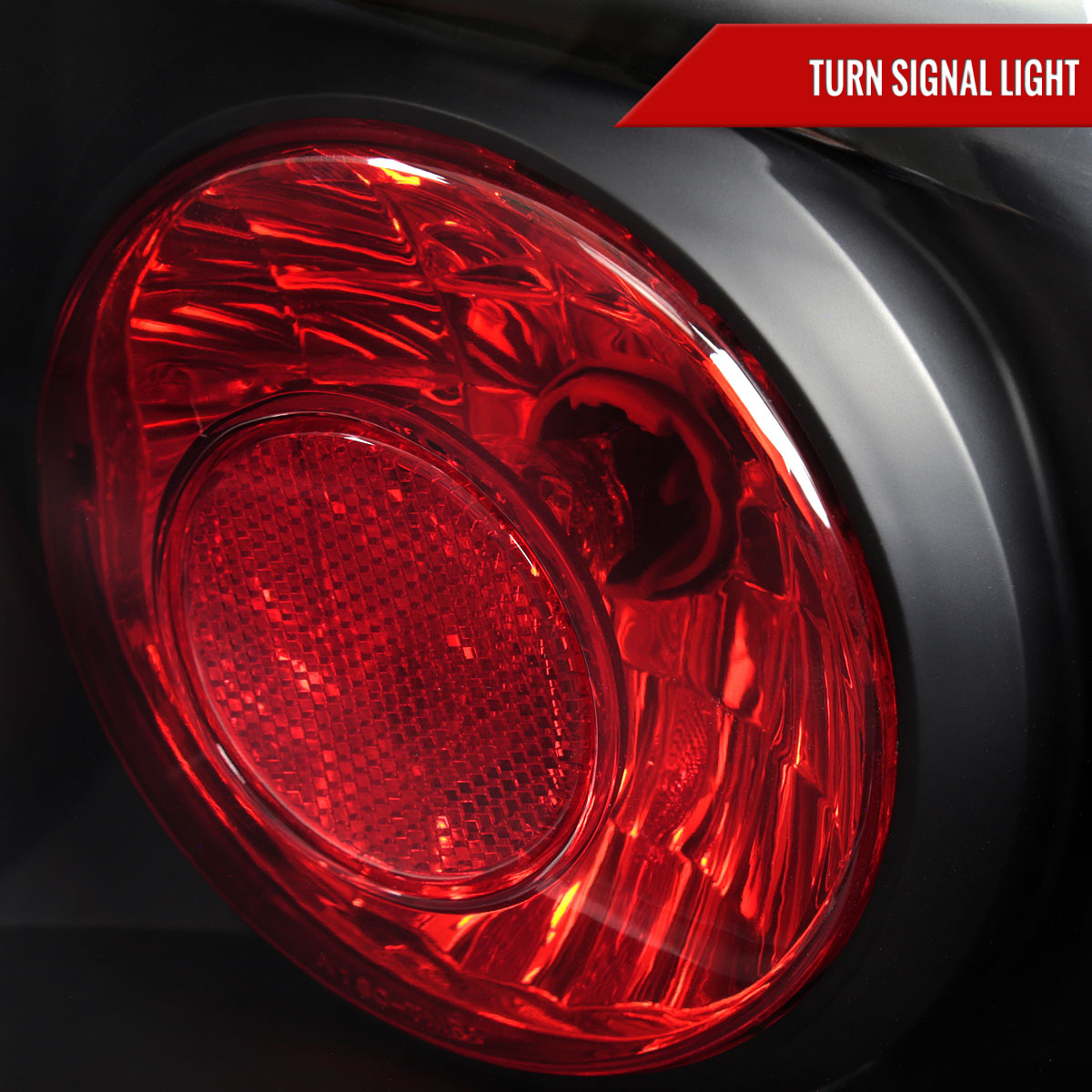 2005-2008 Dodge Charger Tail Lights (Matte Black Housing/Clear Lens)