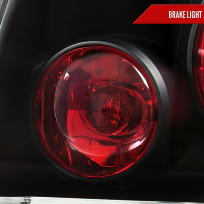 2005-2008 Dodge Charger Tail Lights (Matte Black Housing/Clear Lens)