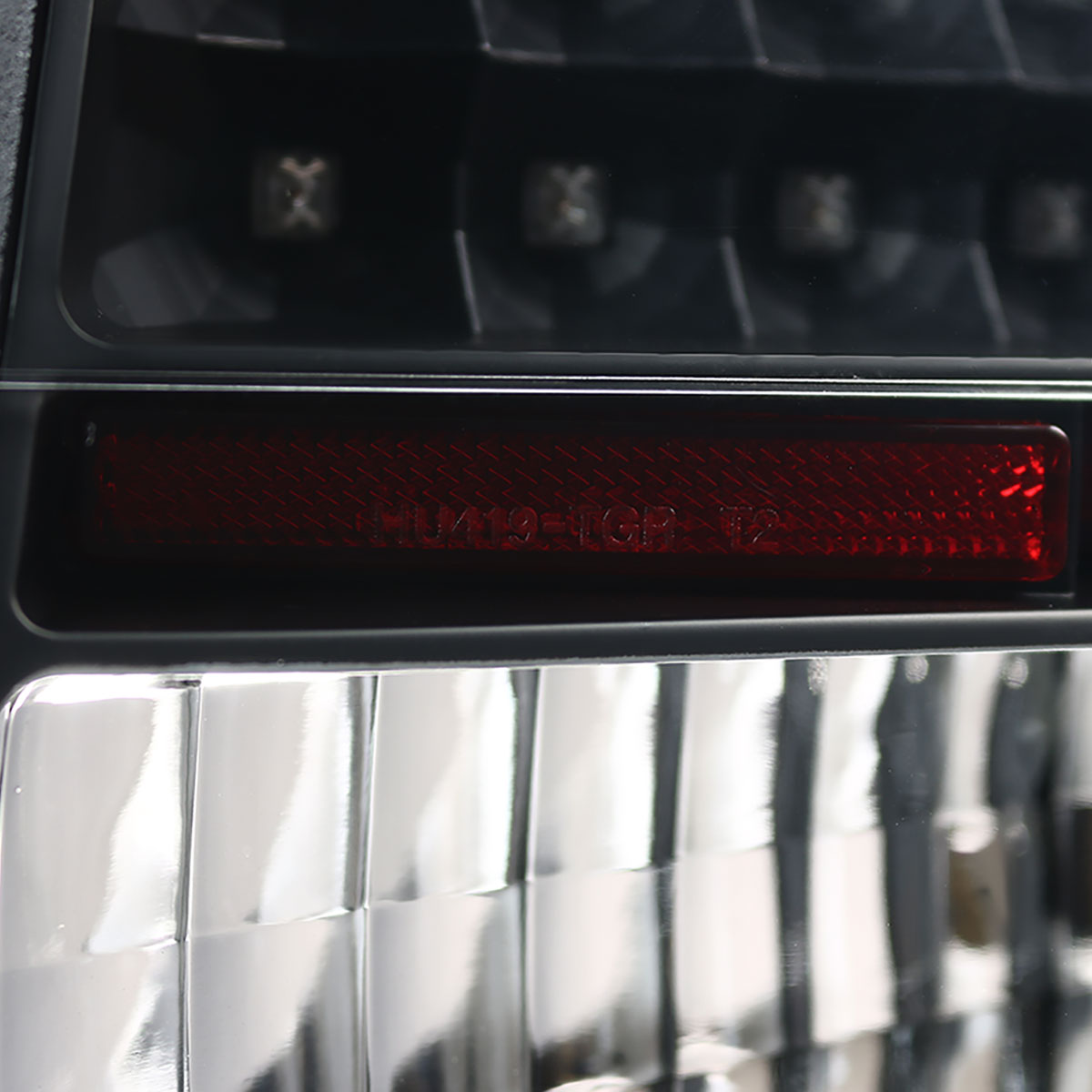 2005-2008 Dodge Charger LED Tail Lights (Matte Black Housing/Clear Lens)