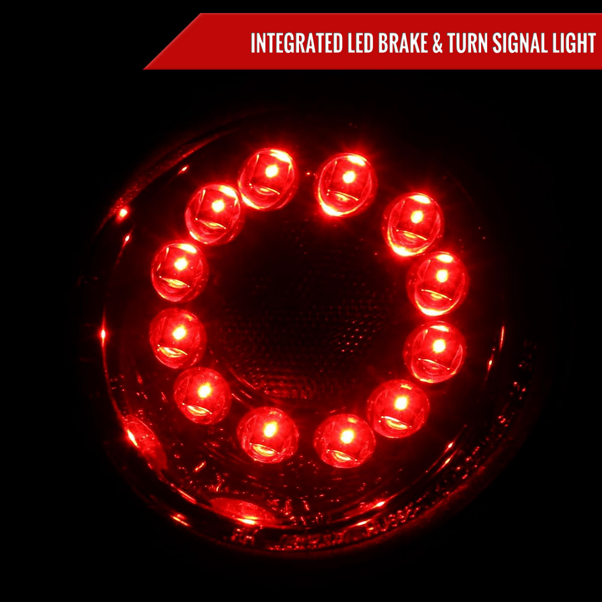 2005-2010 Chevrolet Cobalt Coupe LED Tail Lights & Trunk Reverse Lights (Chrome Housing/Red Smoked Lens)