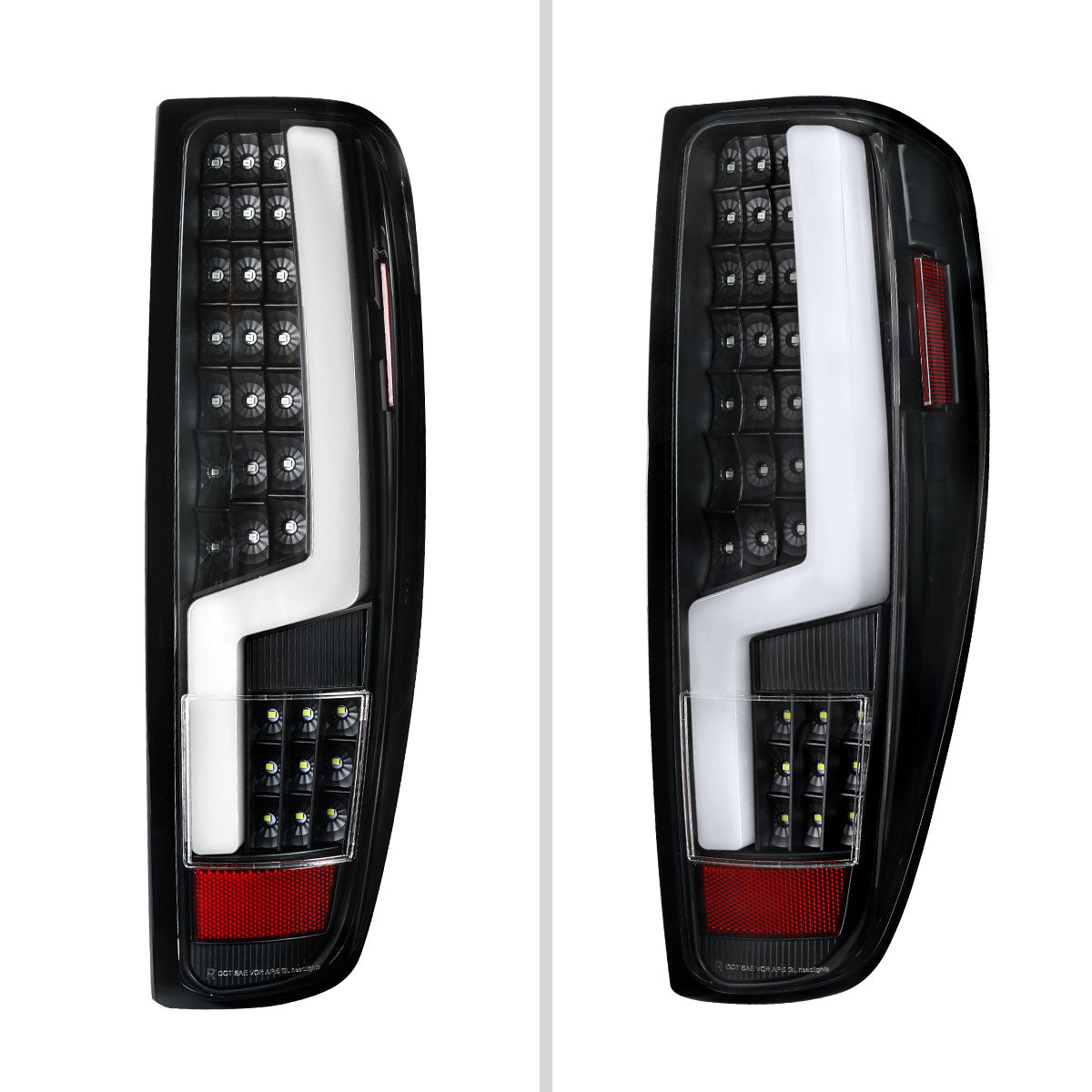 2004-2012 Chevy Colorado/GMC Canyon LED Tail Lights - Black/Clear - view 8