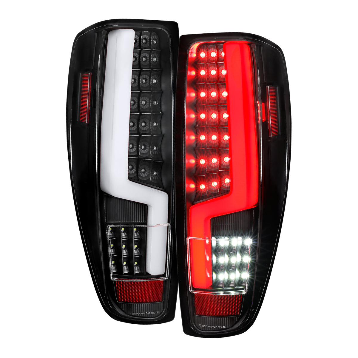 2004-2012 Chevy Colorado/GMC Canyon LED Tail Lights - Black/Clear