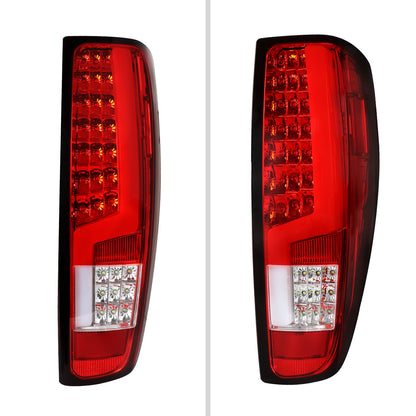2004-2012 Chevy Colorado/GMC Canyon LED Tail Lights - Chrome/Red - view 8