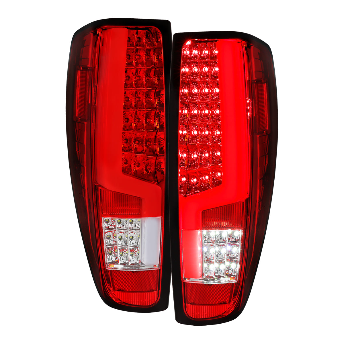 2004-2012 Chevy Colorado/GMC Canyon LED Tail Lights - Chrome/Red