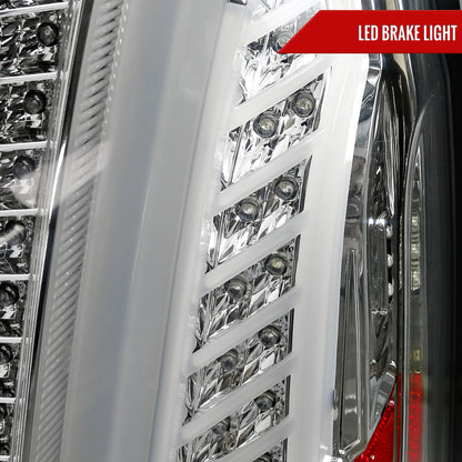 2003-2007 Cadillac CTS LED Tail Lights (Chrome Housing/Clear Lens)