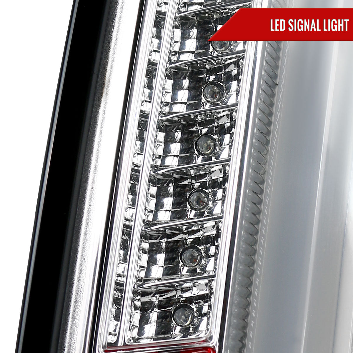 2003-2007 Cadillac CTS LED Tail Lights (Chrome Housing/Clear Lens)