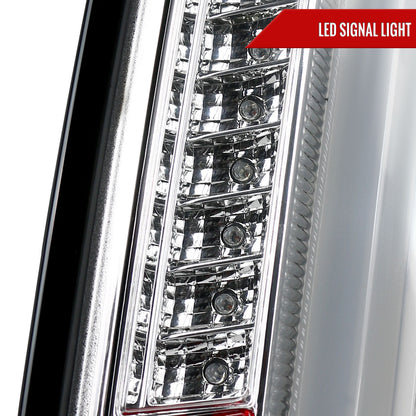 2003-2007 Cadillac CTS LED Tail Lights (Chrome Housing/Clear Lens)