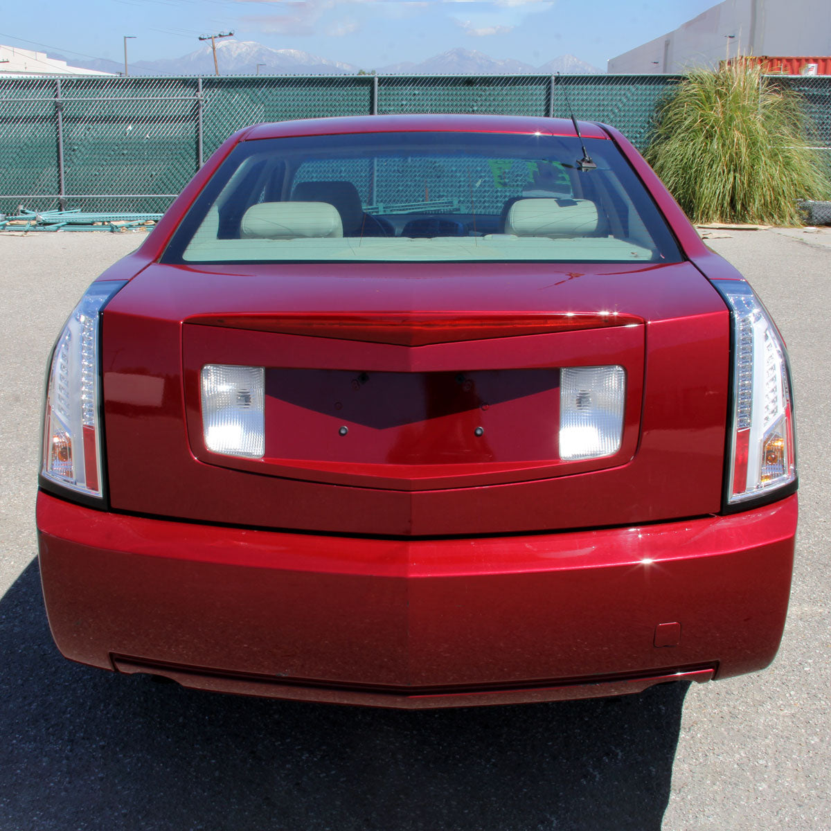 2003-2007 Cadillac CTS LED Tail Lights (Chrome Housing/Clear Lens)