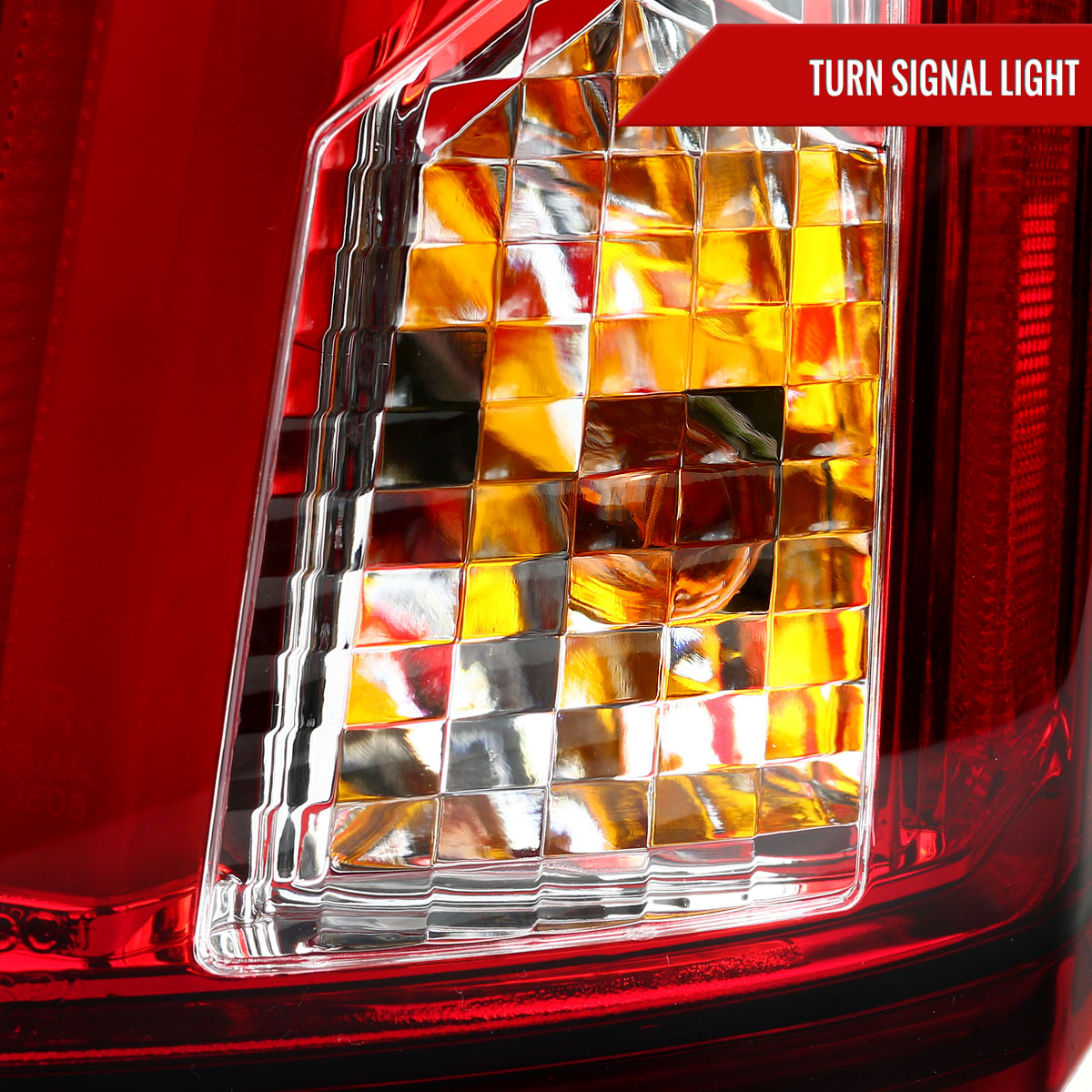 2003-2007 Cadillac CTS LED Tail Lights (Chrome Housing/Red Lens)