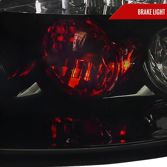 2006-2011 Honda Civic Coupe Tail Lights (Glossy Black Housing/Smoked Lens)