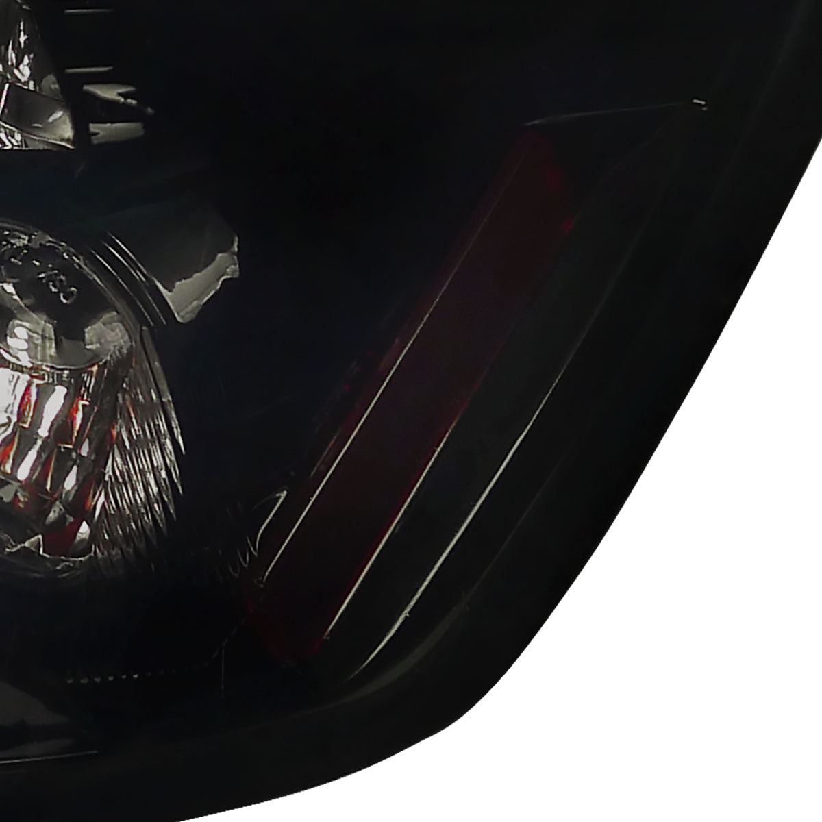 2006-2011 Honda Civic Coupe Tail Lights (Glossy Black Housing/Smoked Lens)