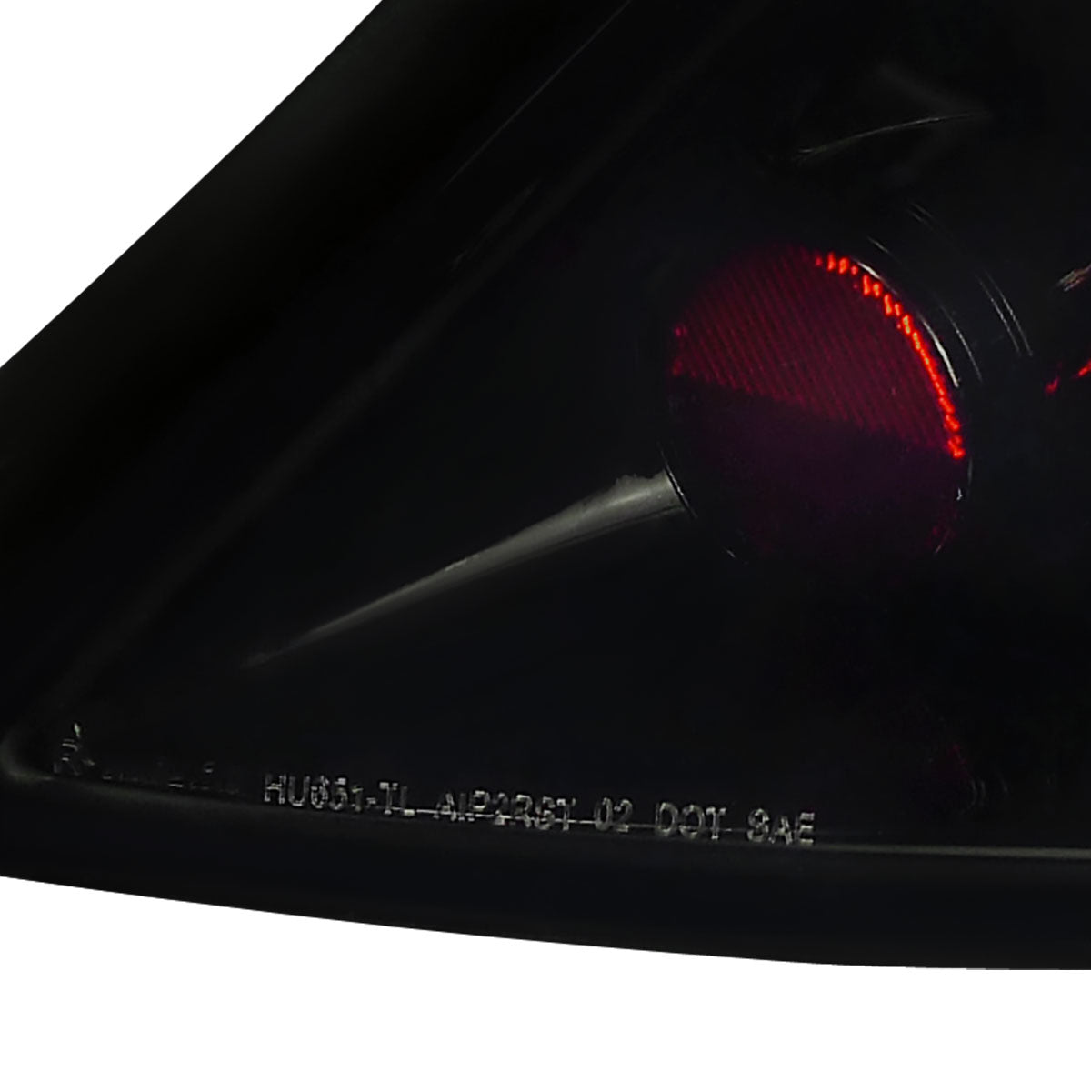 2006-2011 Honda Civic Coupe Tail Lights (Glossy Black Housing/Smoked Lens)