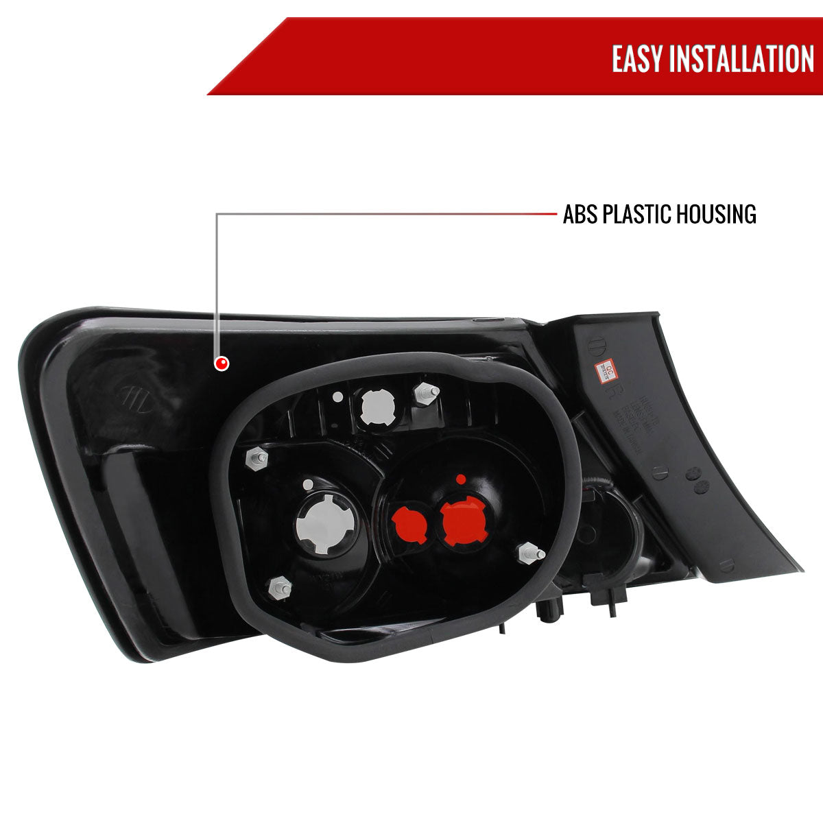 2006-2011 Honda Civic Coupe Tail Lights (Glossy Black Housing/Smoked Lens)