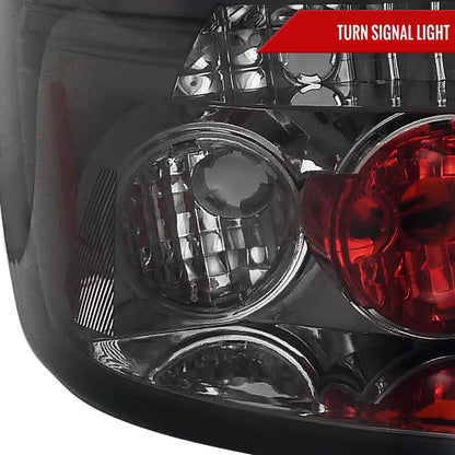 2006-2011 Honda Civic Coupe Tail Lights (Chrome Housing/Smoked Lens)