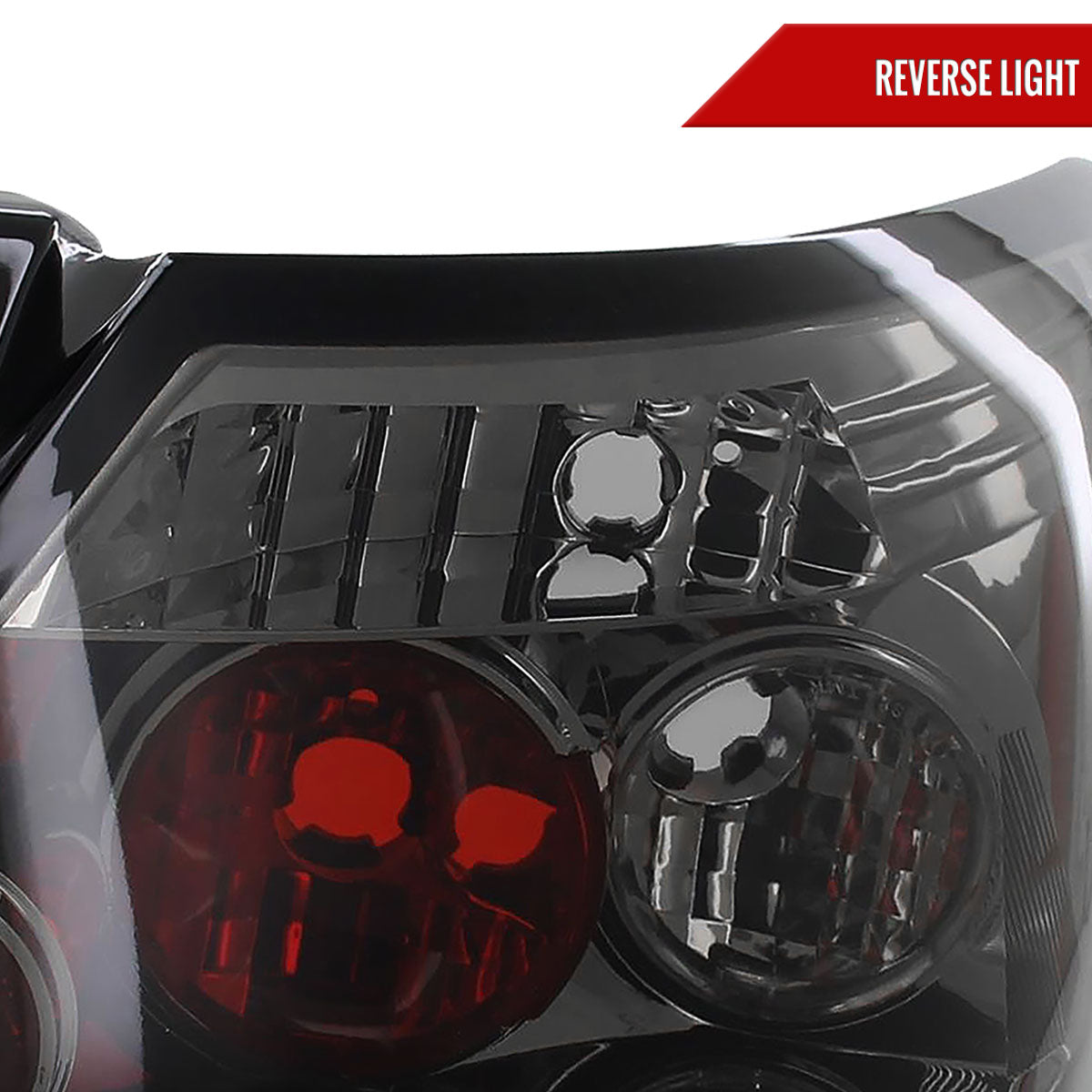2006-2011 Honda Civic Coupe Tail Lights (Chrome Housing/Smoked Lens)