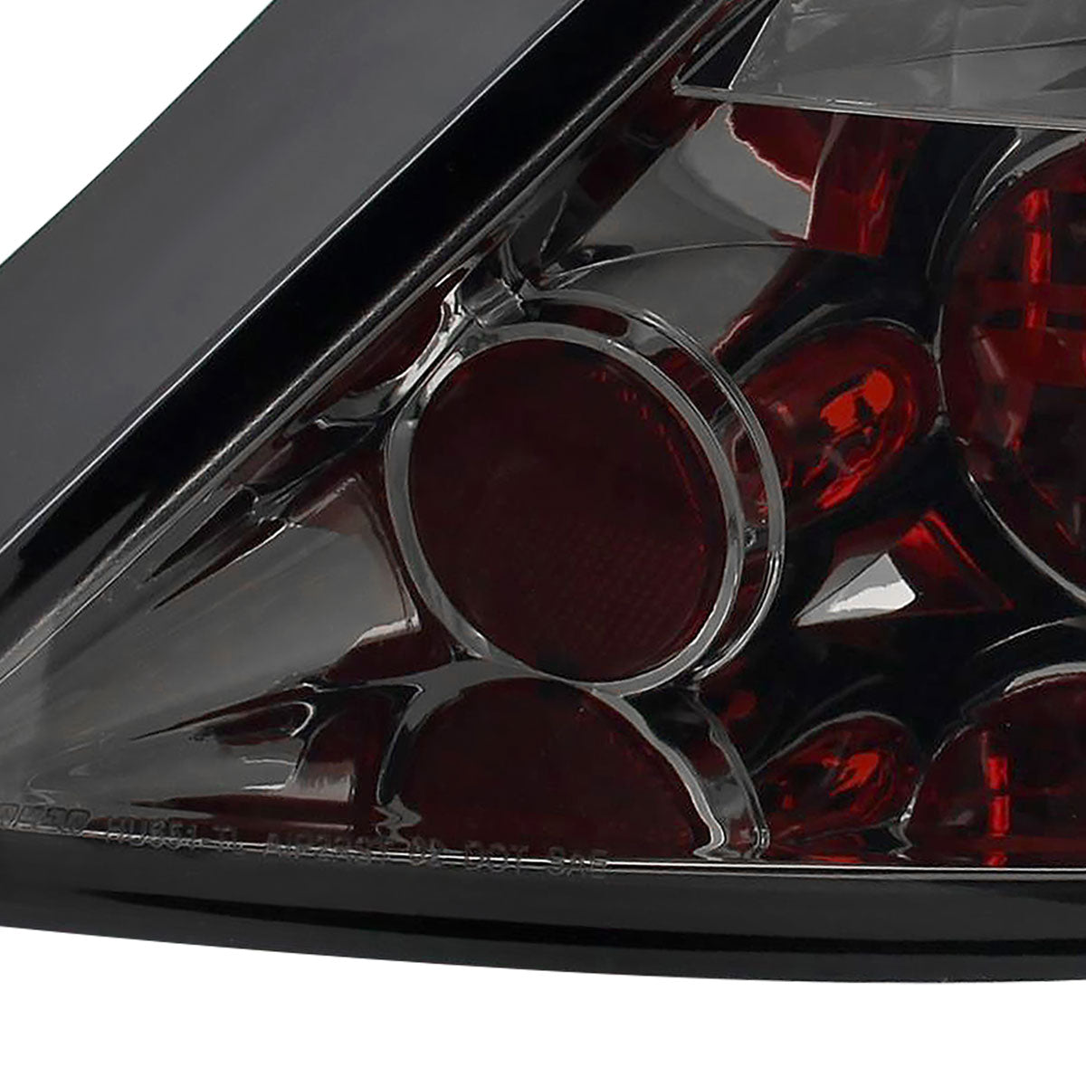 2006-2011 Honda Civic Coupe Tail Lights (Chrome Housing/Smoked Lens)