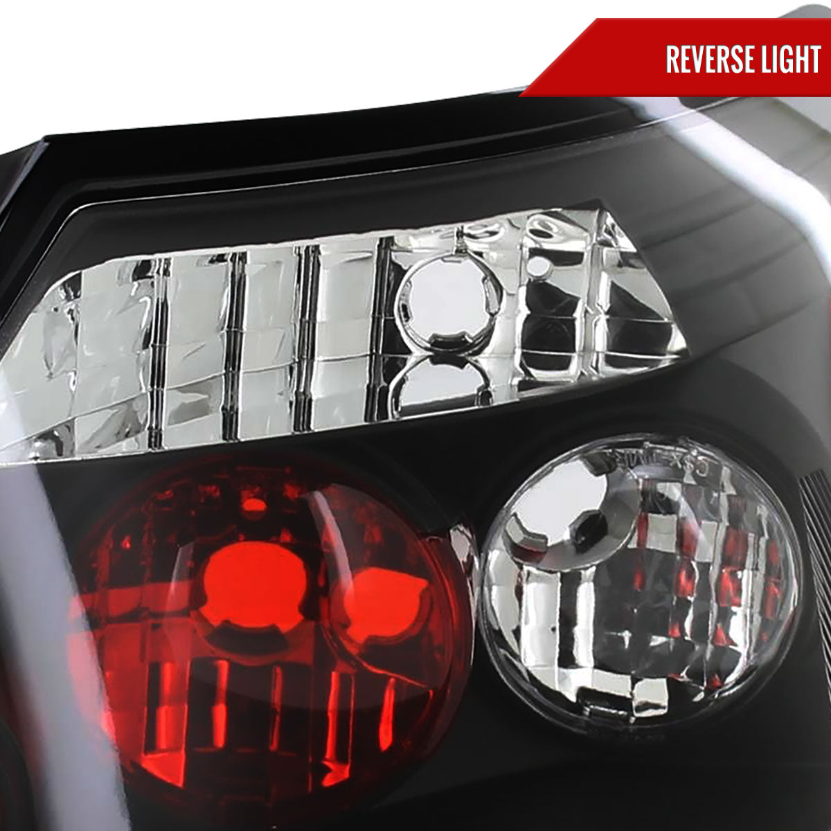 2006-2011 Honda Civic Coupe Tail Lights (Matte Black Housing/Clear Lens)