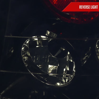 2006-2011 Honda Civic Sedan Tail Lights (Matte Black Housing/Clear Lens)