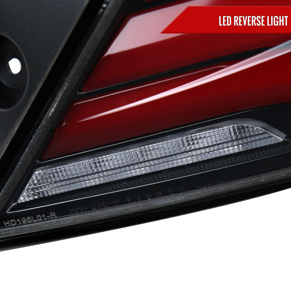 2017-2021 Honda Civic Hatchback LED Sequential Signal Tail Lights (Jet Black Housing/Clear Lens)