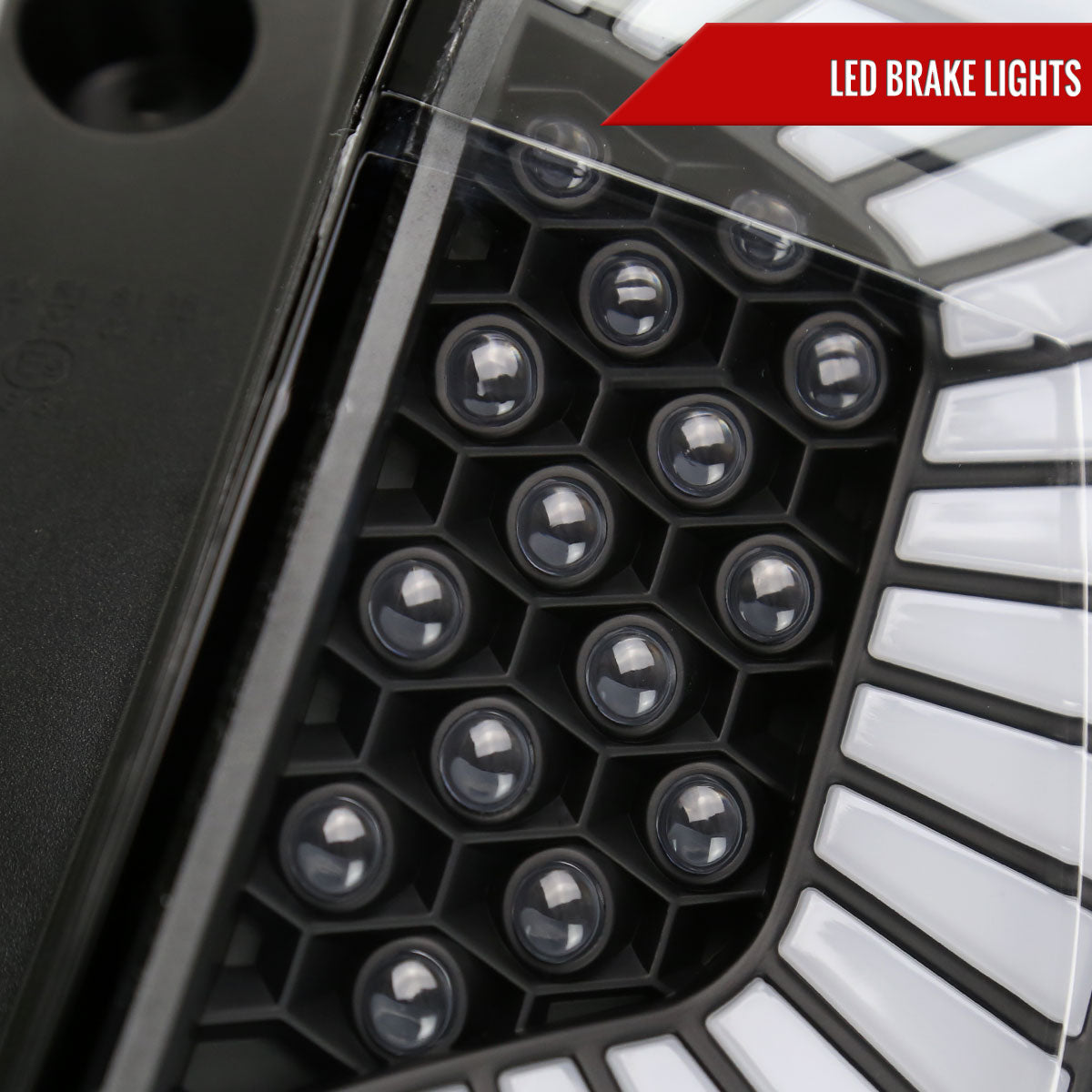 2017-2021 Honda Civic Hatchback Sequential Turn Signal LED Tail Lights (Matte Black Housing/Clear Lens)