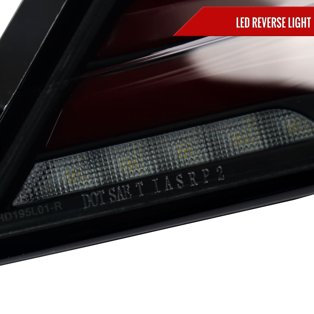 2017-2021 Honda Civic Hatchback LED Sequential Signal Tail Lights (Black Housing/Smoked Lens)